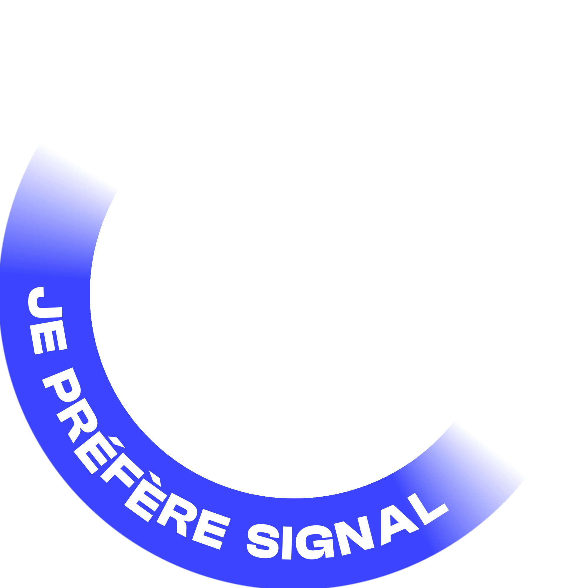 Badge Je préfère Signal